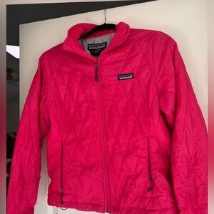EUC women's Patagonia down jacket hot pink. Women's size small